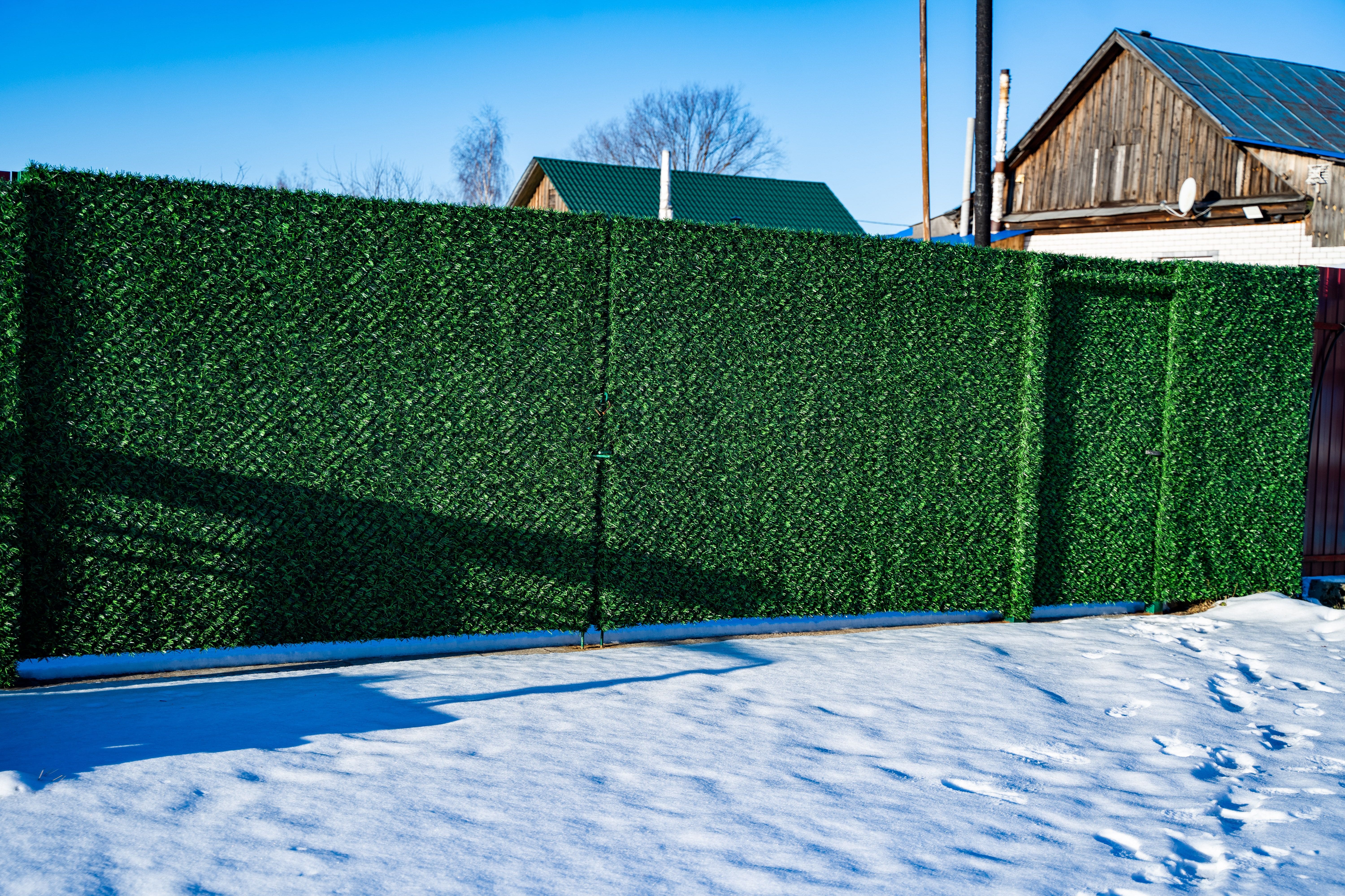 Вечнозеленый забор Grass Fence рулон 2м фото 4 в Актау
